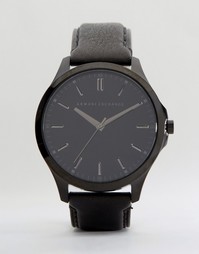 Часы с черным кожаным ремешком Armani Exchange AX2148 - Черный