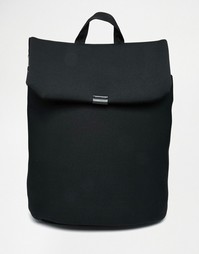 Рюкзак с откидным клапаном ASOS Scuba - Черный