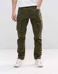 Суженные брюки карго с молниями G-Star Rovic 3D - Dk bronze green