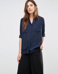 Рубашка с карманом спереди Vila - Полное затмение