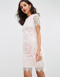 Кружевное платье‑футляр ASOS - Белый