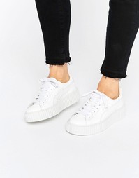 Белые кроссовки-криперы Puma X Rihanna Fenty