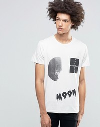 Футболка Cheap Monday Moon Collage - Белый