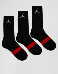 Набор из 3 пар черных носков Nike Jordan SX5241-013 - Черный
