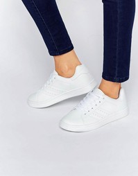 Кроссовки со шнуровкой Truffle Collection - White pu