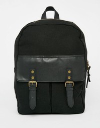 Рюкзак с контрастным карманом ASOS - Черный