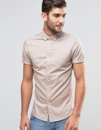 Розовая рубашка скинни ASOS - Sphinx