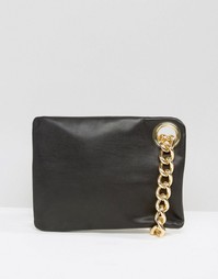 Клатч с цепочкой ASOS - Черный