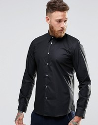 Строгая рубашка слим с контрастной подкладкой манжет Paul Smith