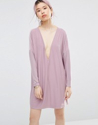 Платье с глубоким вырезом Daisy Street - Mauve