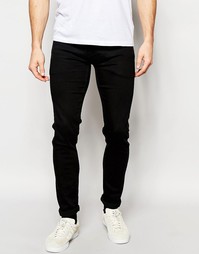 Черные суперстретчевые джинсы скинни Pepe Jeans Powerflex Finsbury
