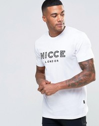 Футболка с вышитым логотипом Nicce London - Белый