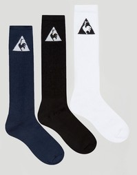 Набор из 3 пар носков с логотипом Le Coq Sportif - Мульти