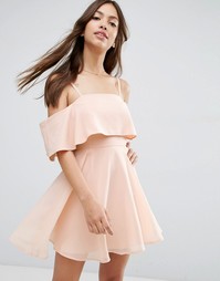 Платье мини ASOS - Телесный