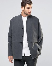 Серая oversize‑куртка ASOS - Серый