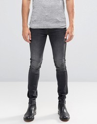 Черные супероблегающие джинсы ASOS - Черный