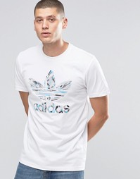 Футболка с трилистником adidas Originals Freeze AZ1062 - Белый