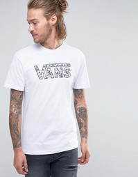Белая футболка с логотипом Vans V2OGJDA - Белый
