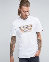 Белая футболка Vans Doughnuts VRIOJEZ - Белый