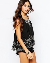 Майка Free People Attina - Черный