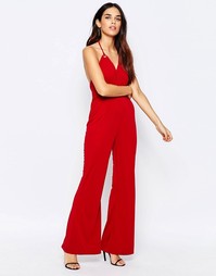 Комбинезон с лямкой через шею Glamorous - Красный