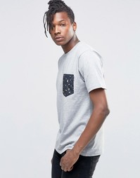 Футболка с карманом на груди Carhartt WIP - Серый