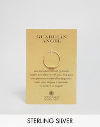Позолоченное кольцо Dogeared Guardian Angel - Золотой