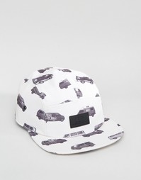 Кепка из 5 панелей Vans Davis Camper VUM2JDQ - Белый
