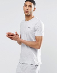 Футболка классического кроя с круглым вырезом Diesel - Серый