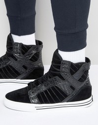 Замшевые кроссовки Supra Skytop Classics - Черный