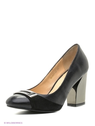 Черные Туфли Moda Donna