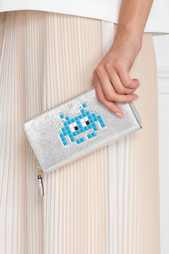 Кожаный кошелек Space Invader Anya Hindmarch