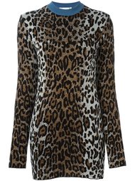 cheetah crew neck jumper Stella McCartney