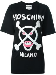 футболка с абстрактным принтом   Moschino