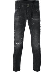 джинсы с двойным поясом  Dsquared2
