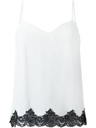 scalloped hem blouse Theory