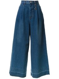 широкие джинсы с завышенной талией Muveil