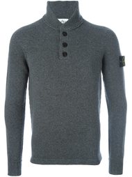 buttoned neck jumper Stone Island
