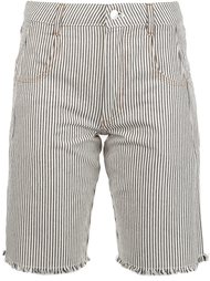 striped denim shorts T By Alexander Wang