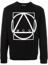 толстовка с геометрическим принтом McQ Alexander McQueen