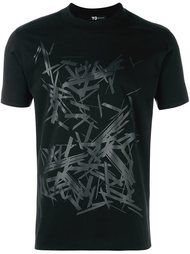 abstract print T-shirt Y-3
