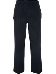 pinstriped cropped trousers Odeeh