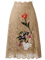 embroidered floral lace skirt  Dolce &amp; Gabbana