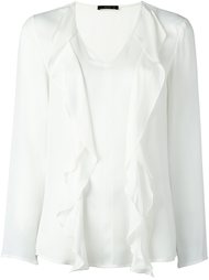 ruffled V-neck blouse Etro