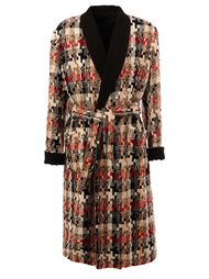 belted mid-length coat Aganovich