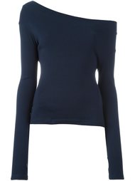 asymmetric collar blouse Jacquemus