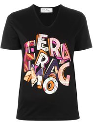 logo print T-shirt Salvatore Ferragamo