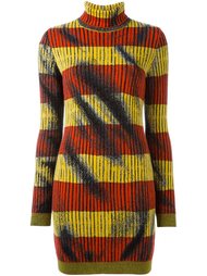 trompe l'oeil turtleneck dress Moschino