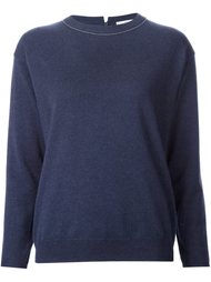 back detail longsleeved pullover Brunello Cucinelli