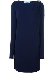 платье с украшением из кристаллов Blumarine